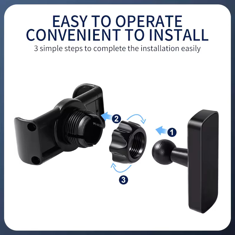 Magnetic 360 Rotation Portable One-Touch Release Flexible Universal ABS+Silicone Phone Holder Mount Gym